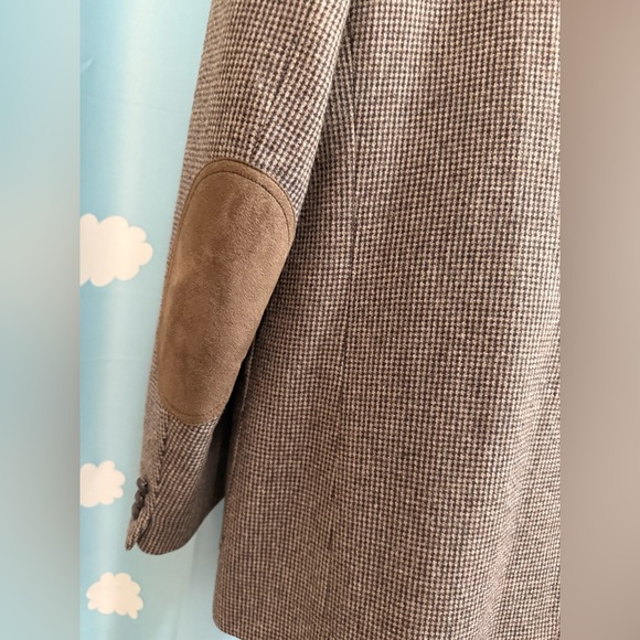 Pendleton leather and tweed "western" blazer Sportcoat. 46R - Picture 4 of 8